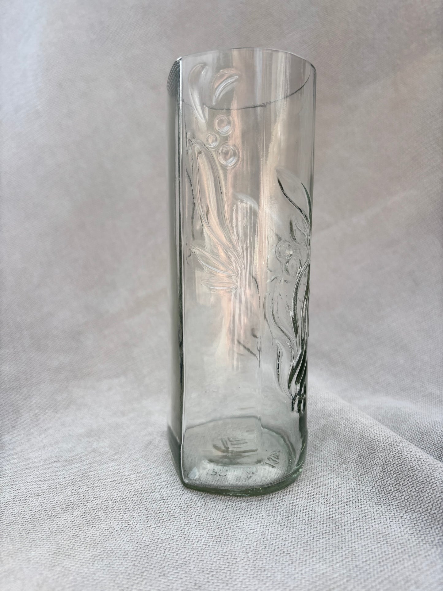 Floral Gordon’s gin vase