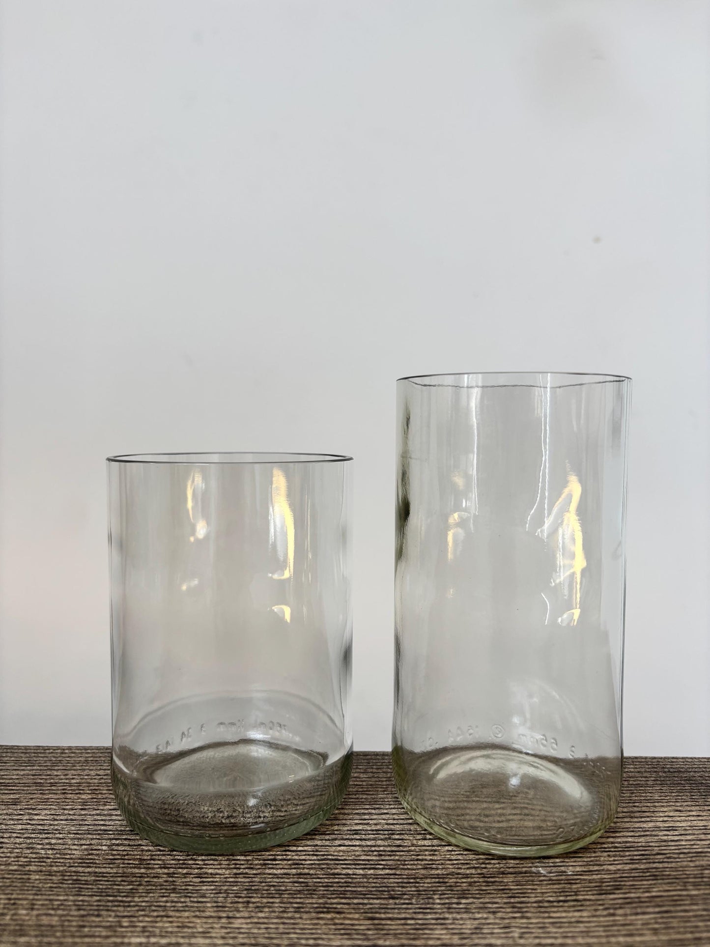 Short Clear Tumblers