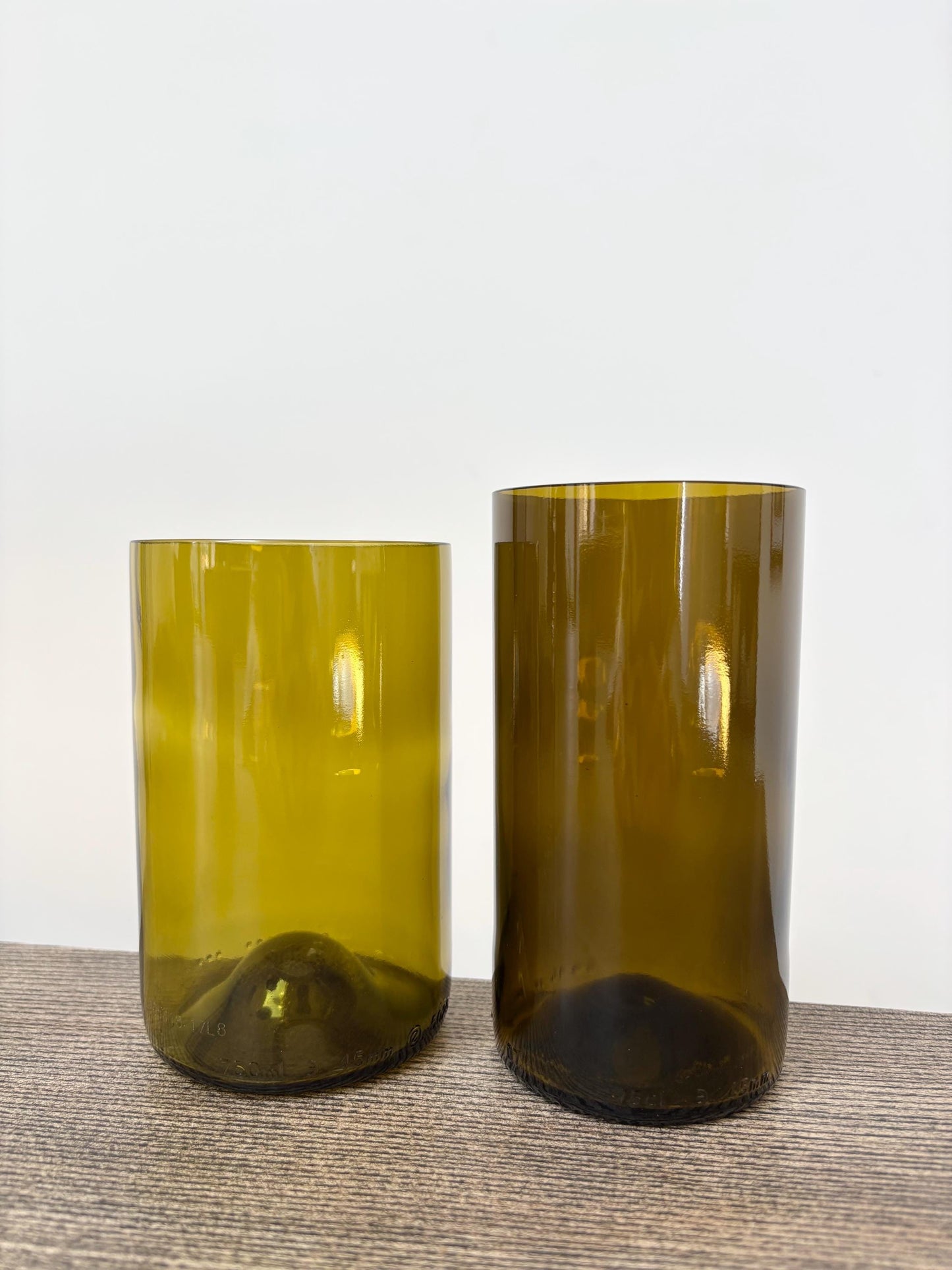 Short Amber Tumblers