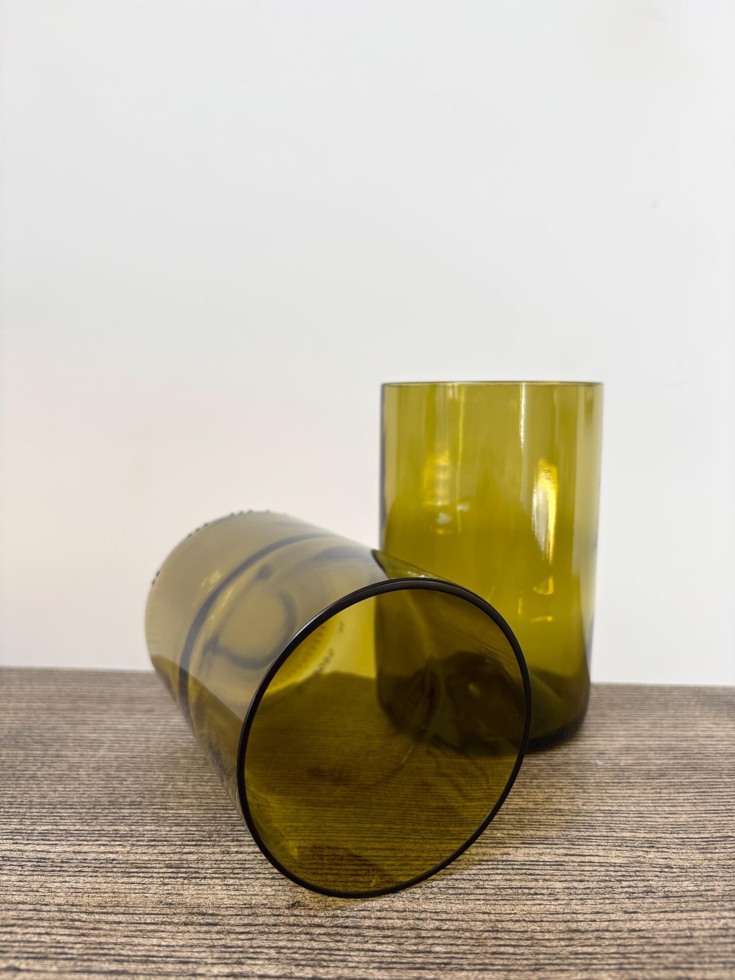 Short Amber Tumblers