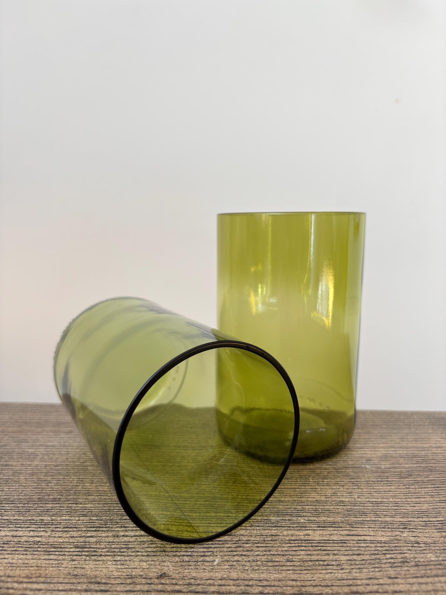 Short Olive Tumblers