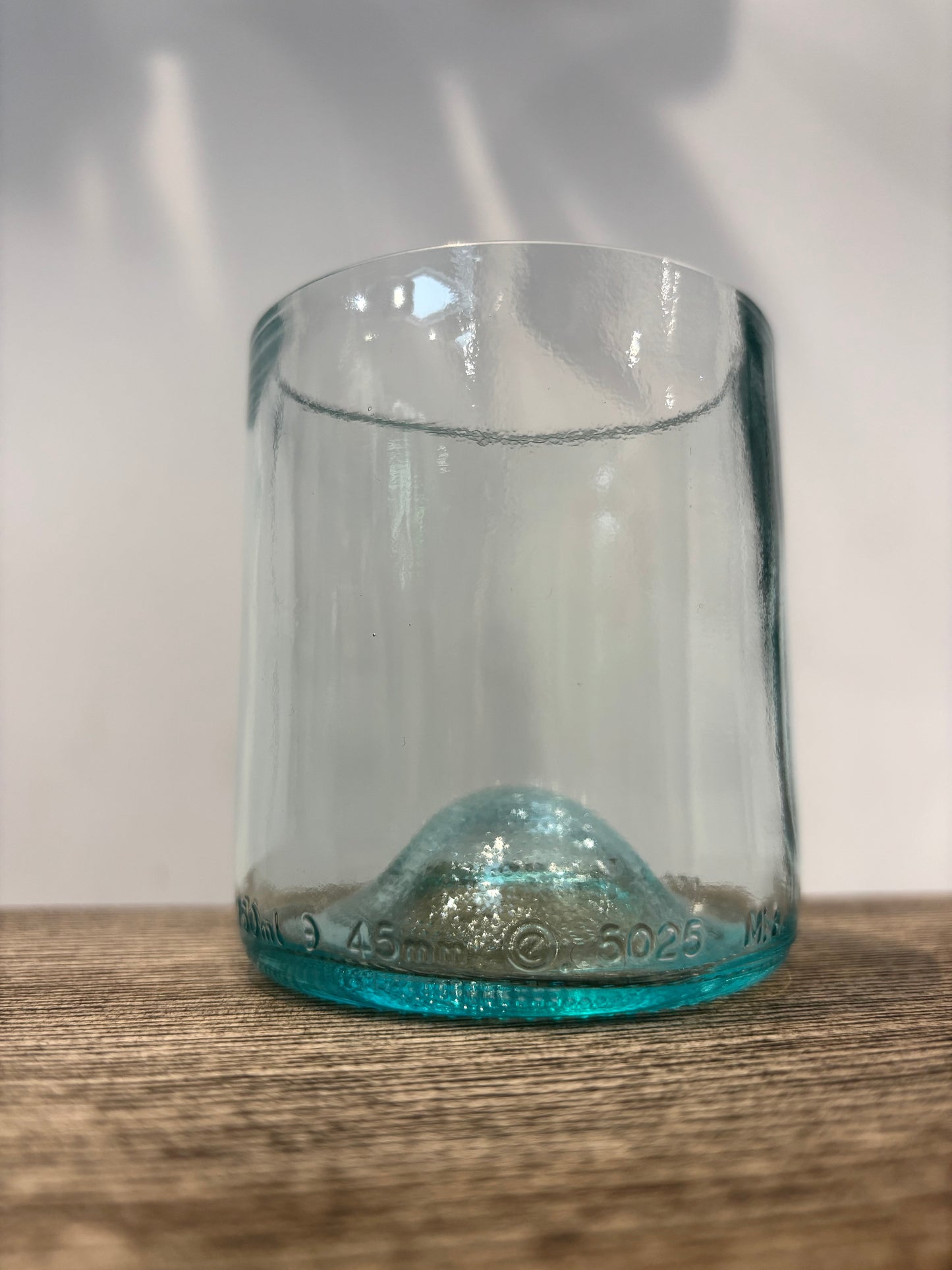 Blue coffee glass