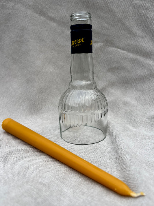 Aperol candle holder