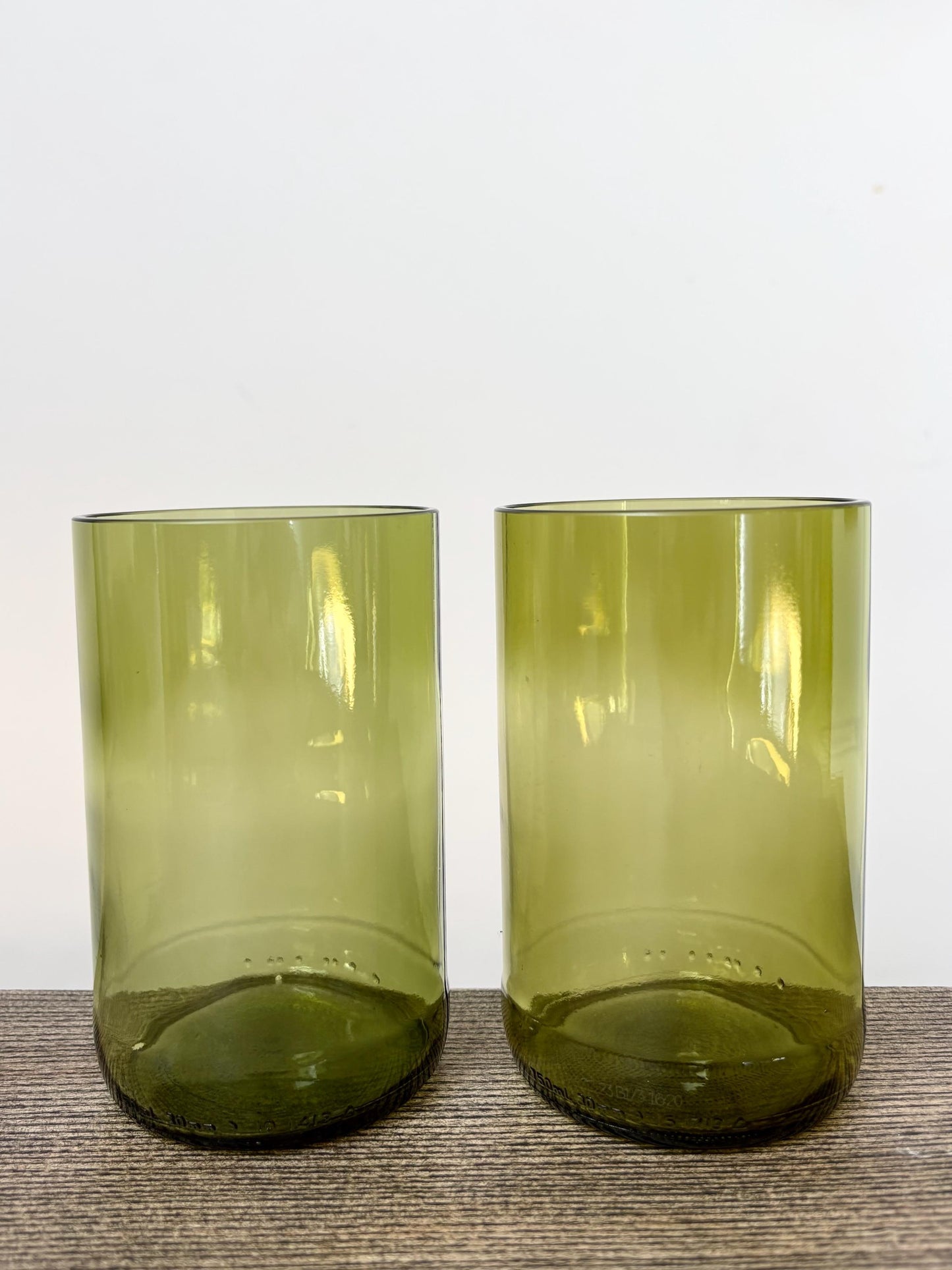 Short Olive Tumblers