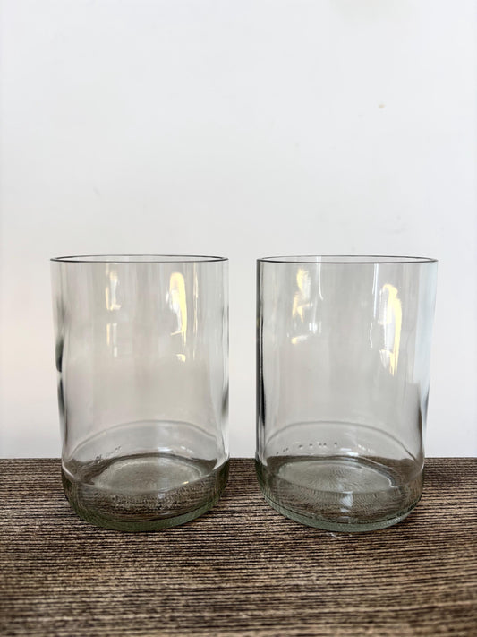 Short Clear Tumblers